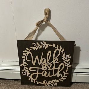 WALK BY FAITH WALL DECOR